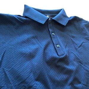 Hart Schaffer Marx navy polo